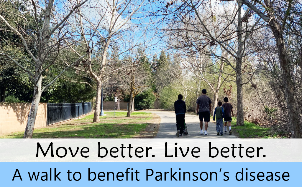 Move better. Live better. A walk to benefit Parkinson’s disease.