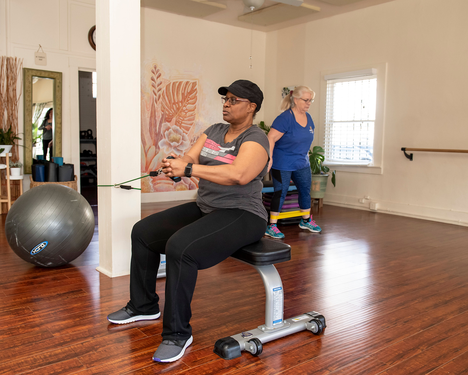 Cancer survivors exercising to rebuild after cancer